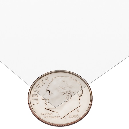 Usa Industrials Clear Polycarbonate Polycarbonate Plastic Films 72" L x 24" W x 0.030" Thick BULK-PF-PC-49